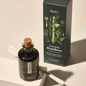 Aery Living Green Bamboo Reed Diffuser 200ml